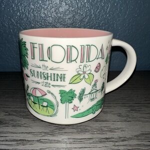 Starbucks Florida Been There Series 14oz Coffee Mug Across The Globe Collection